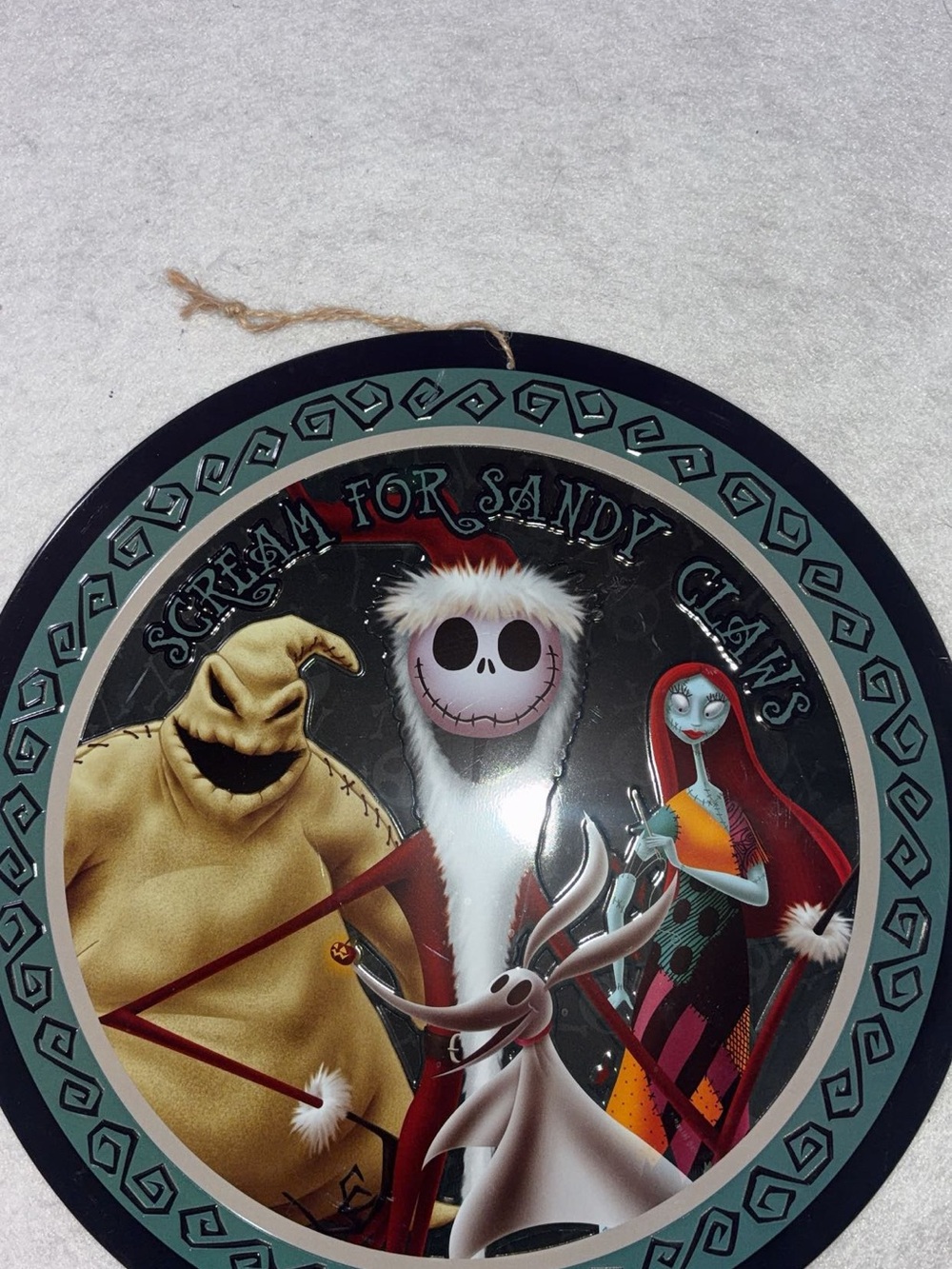 Nightmare Before Christmas Holiday Wall Plaque - Multi-Colored